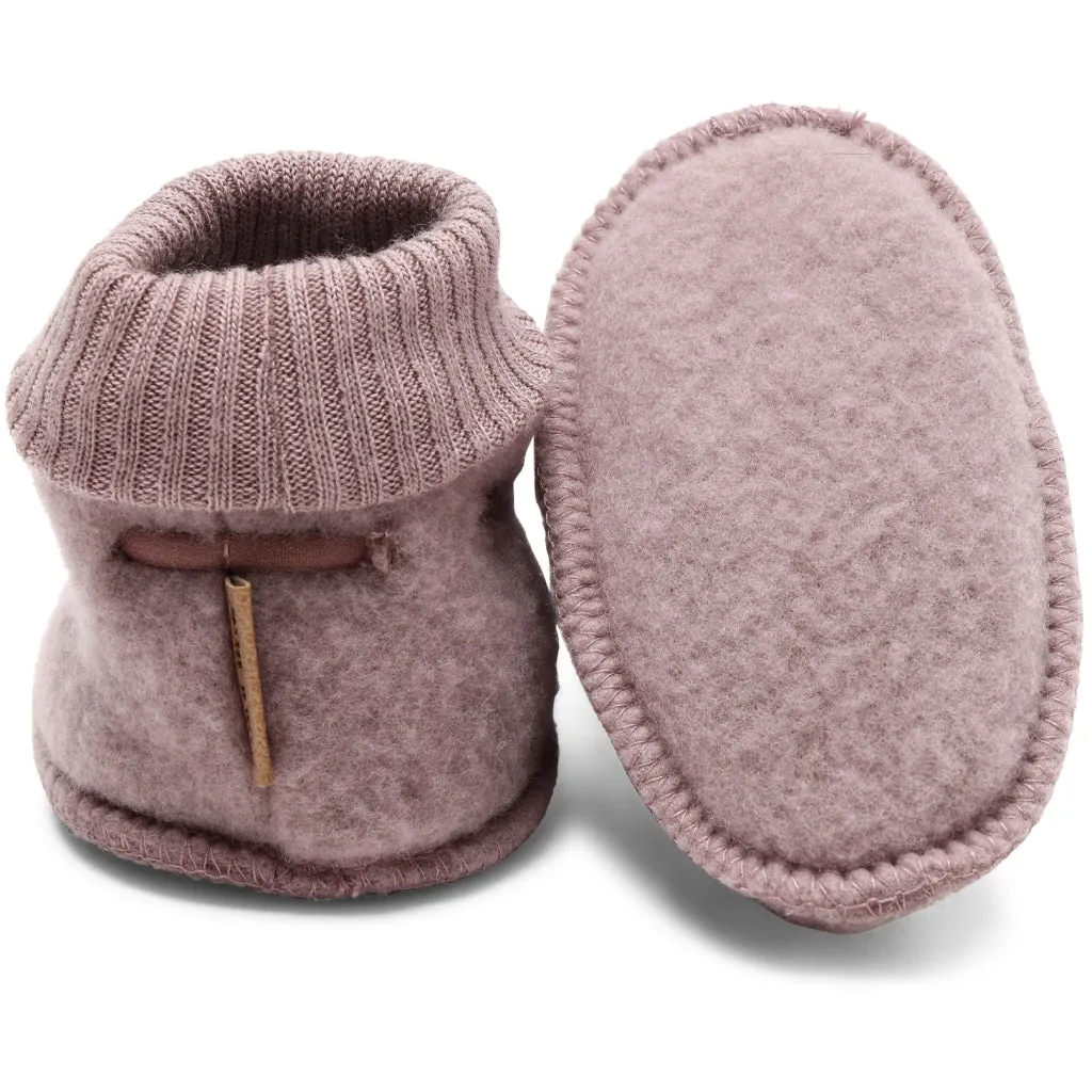 Baby Wool Footies - Twilight Mauve