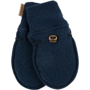 Baby Wool Mittens - Blue Nights