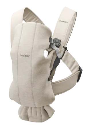 BabyBjorn Draagzak Mini 3D Jersey Licht Beige