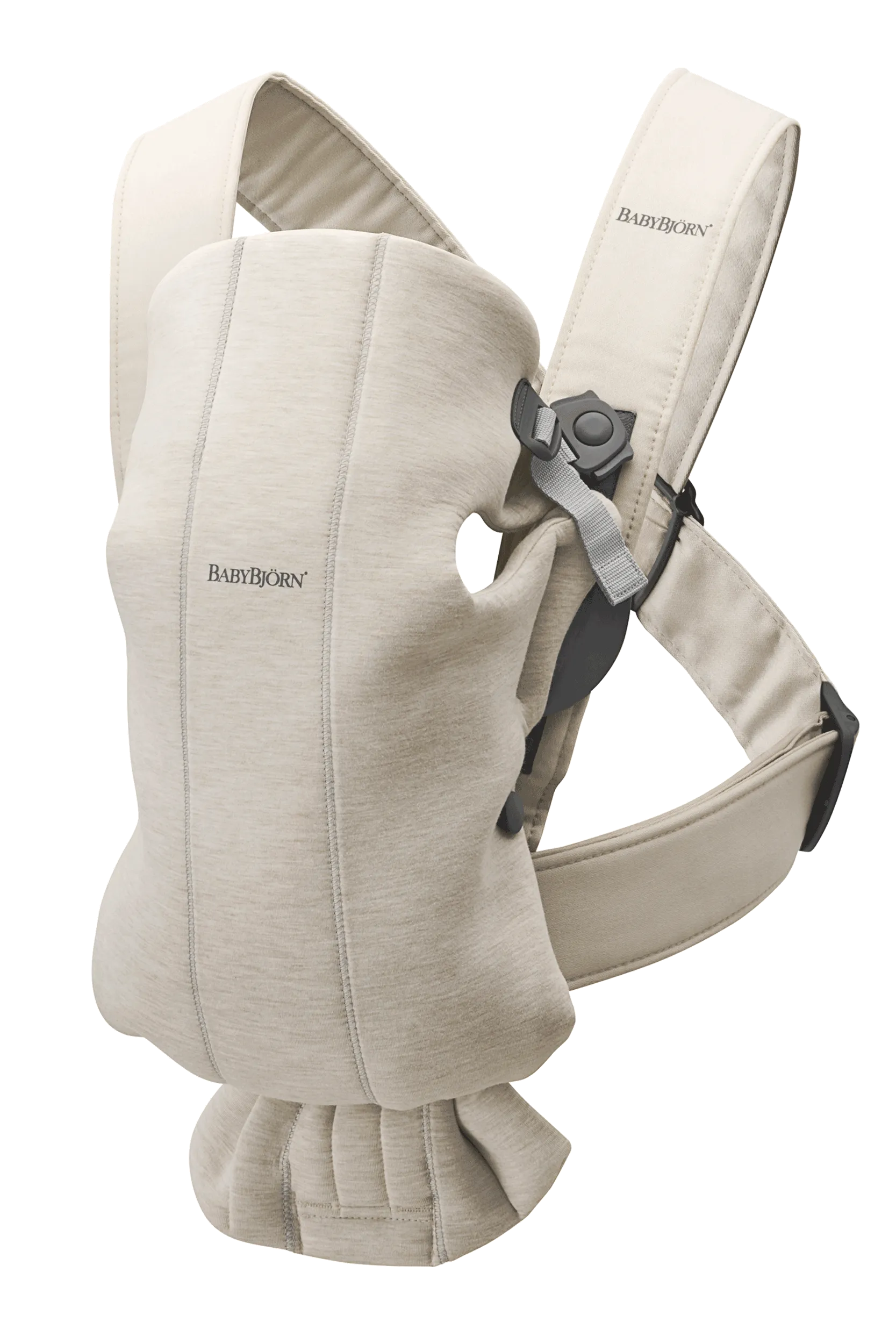 BabyBjorn Draagzak Mini 3D Jersey Licht Beige