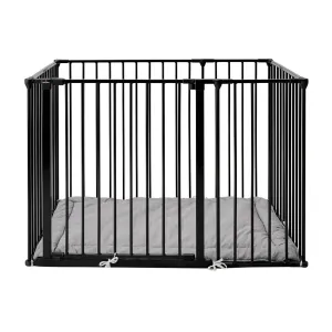 BabyDan Olaf Rectangle Playpen Black