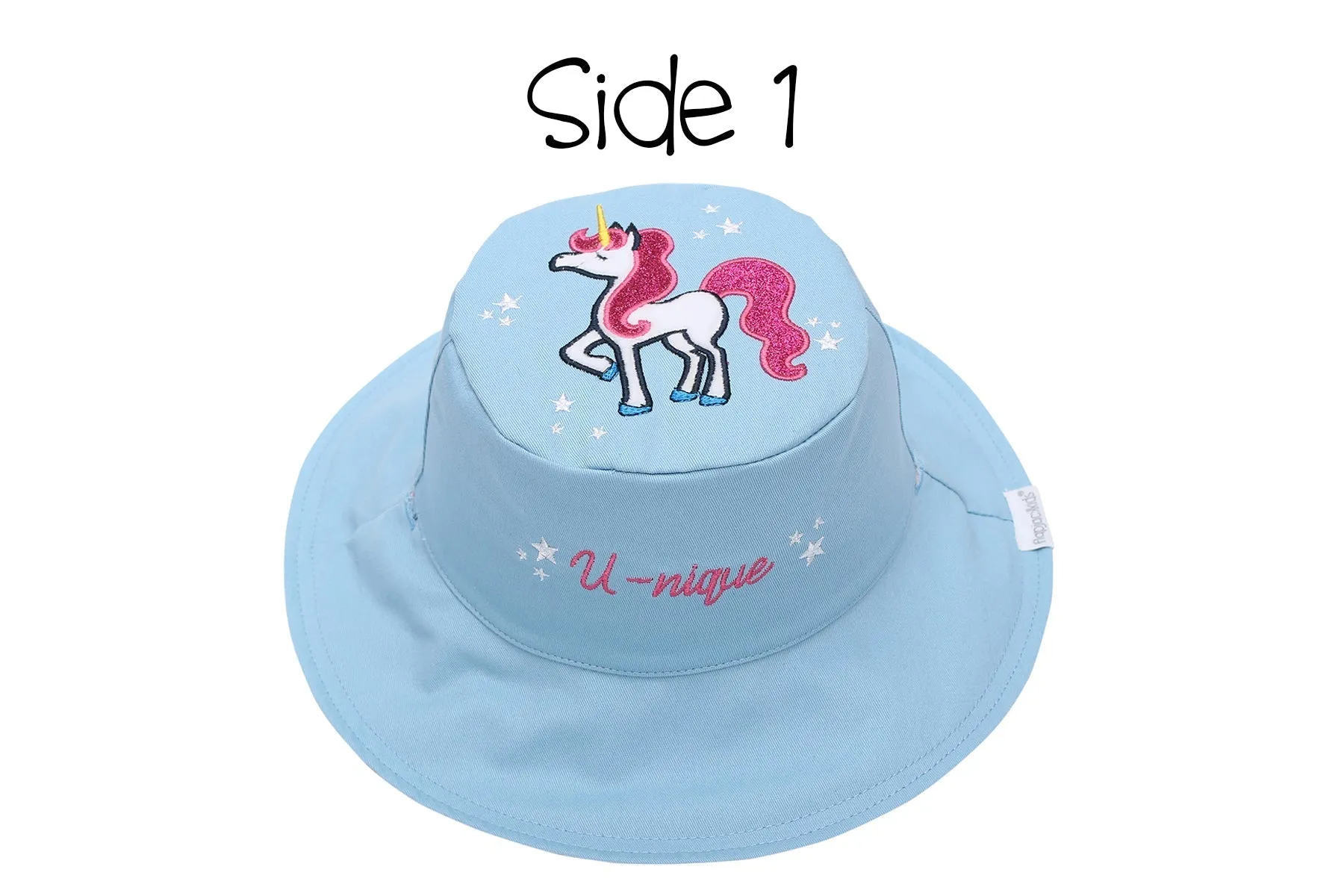 Baby/kids Reversible Sun Hat - Rainbow | Unicorn