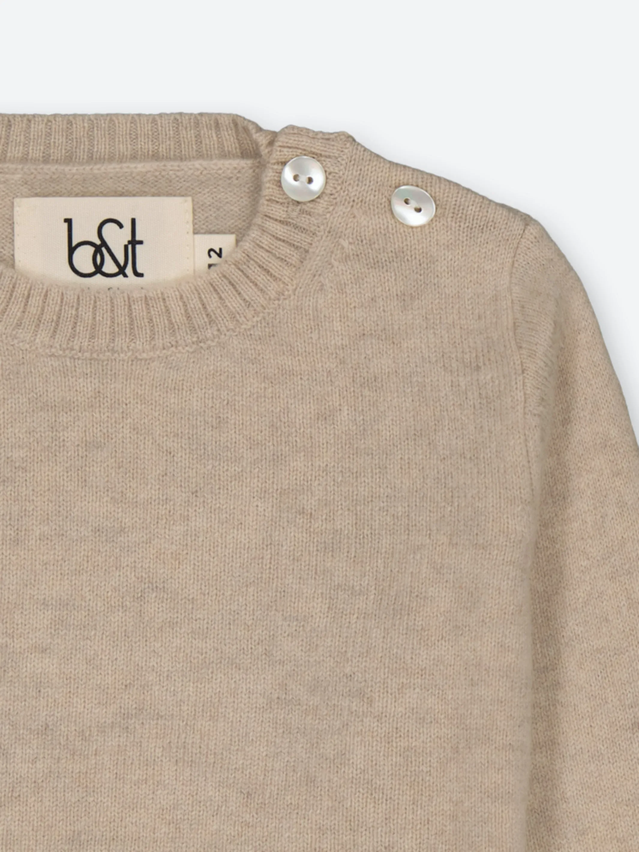 Baby's Cashmere Sweater Beige