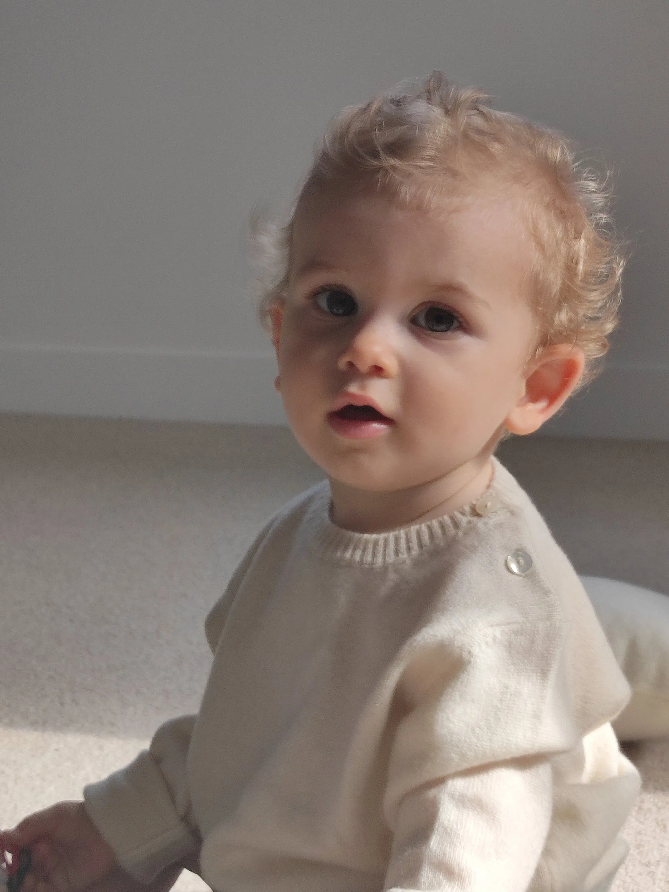 Baby's Cashmere Sweater Ivory