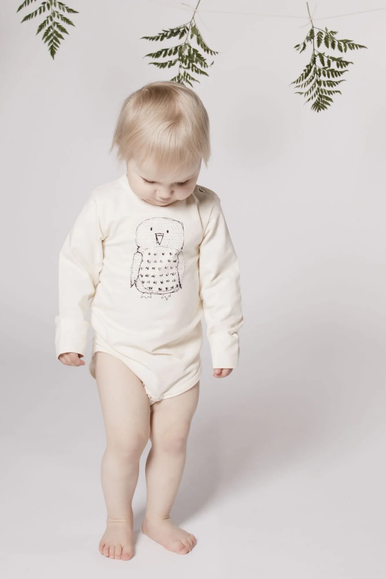 Baby's Owl Body Natural White