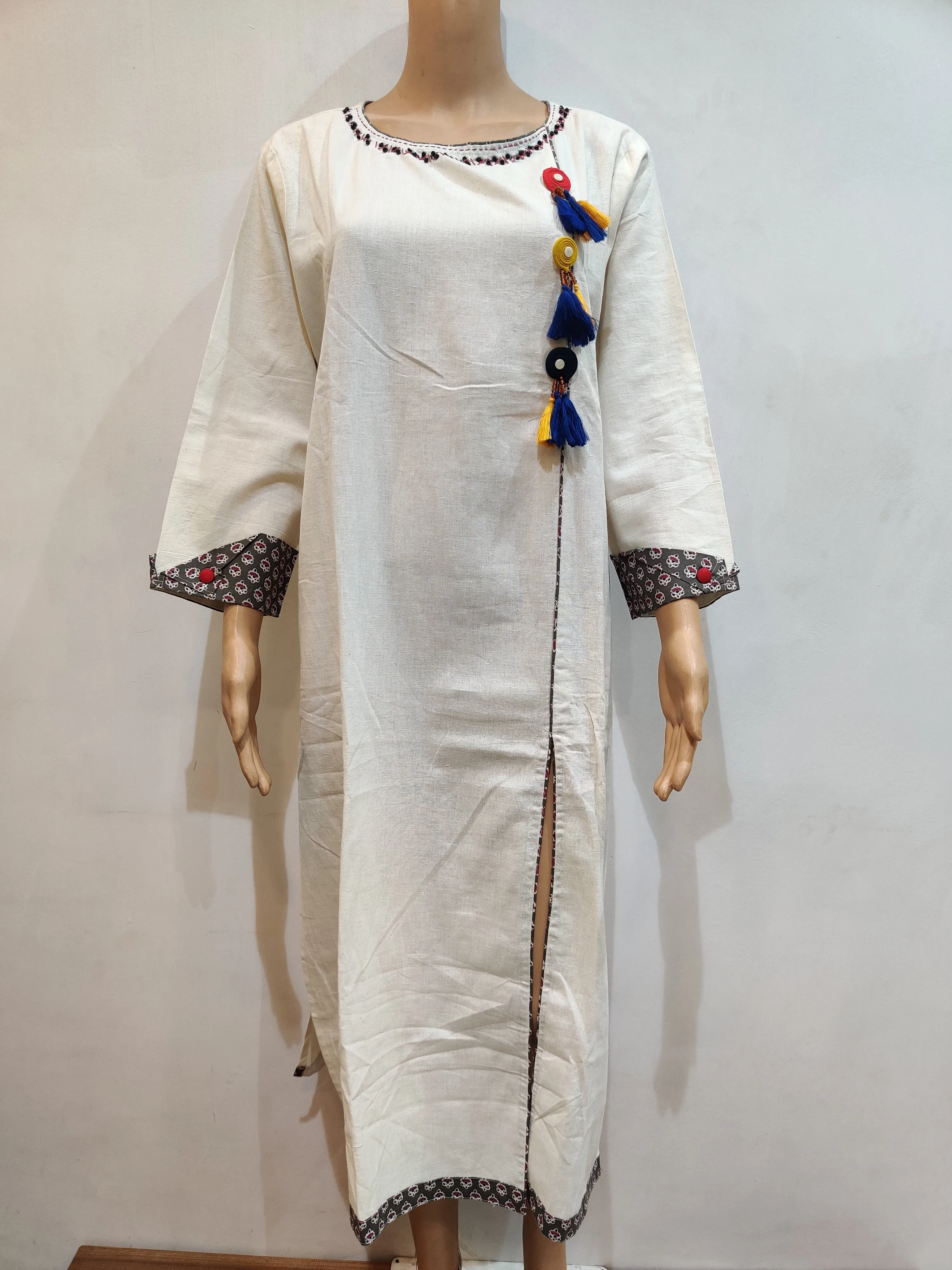 Bachelors Button Kurti