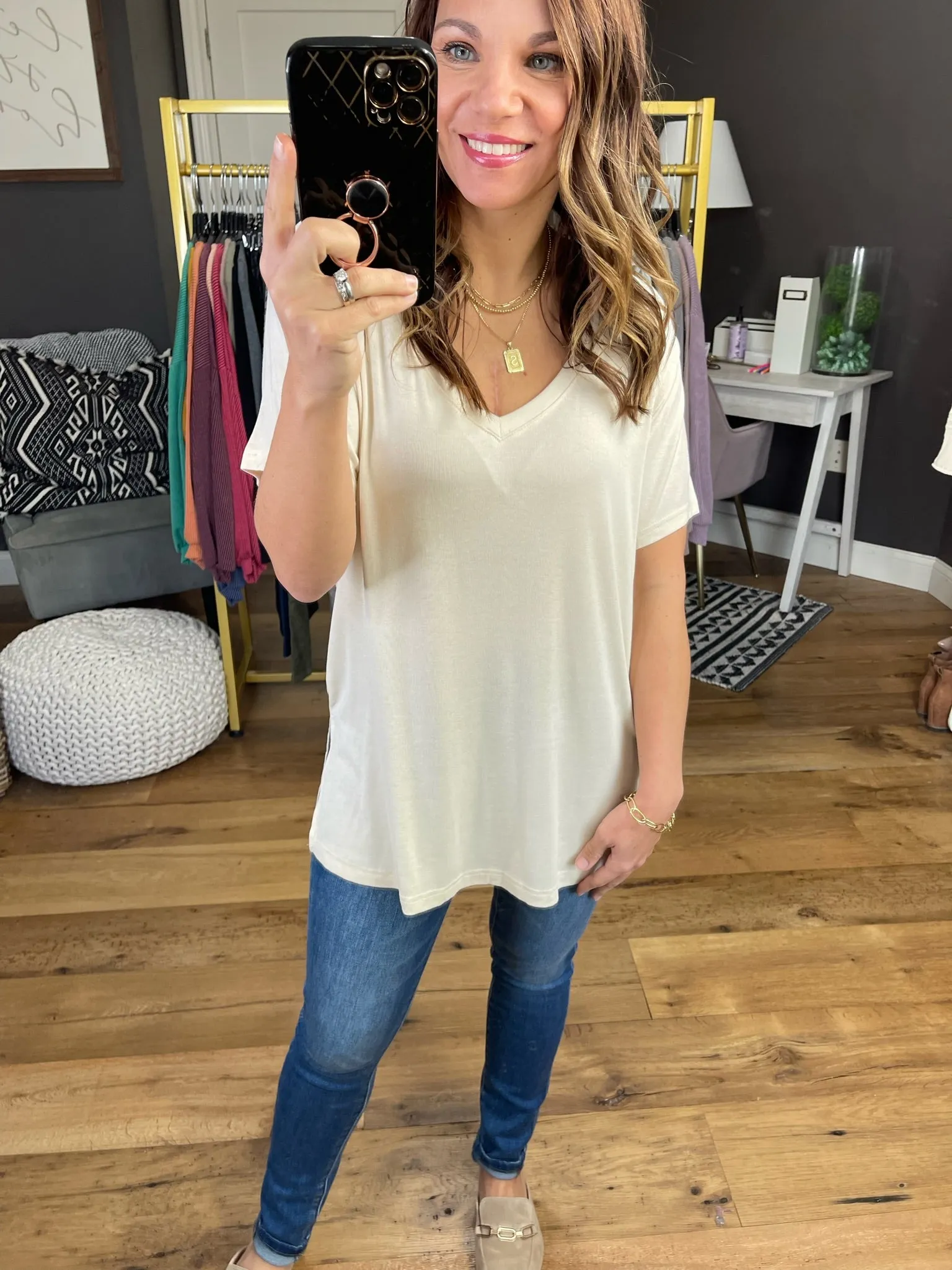 Back To The Basics V-Neck Top - Multiple Options