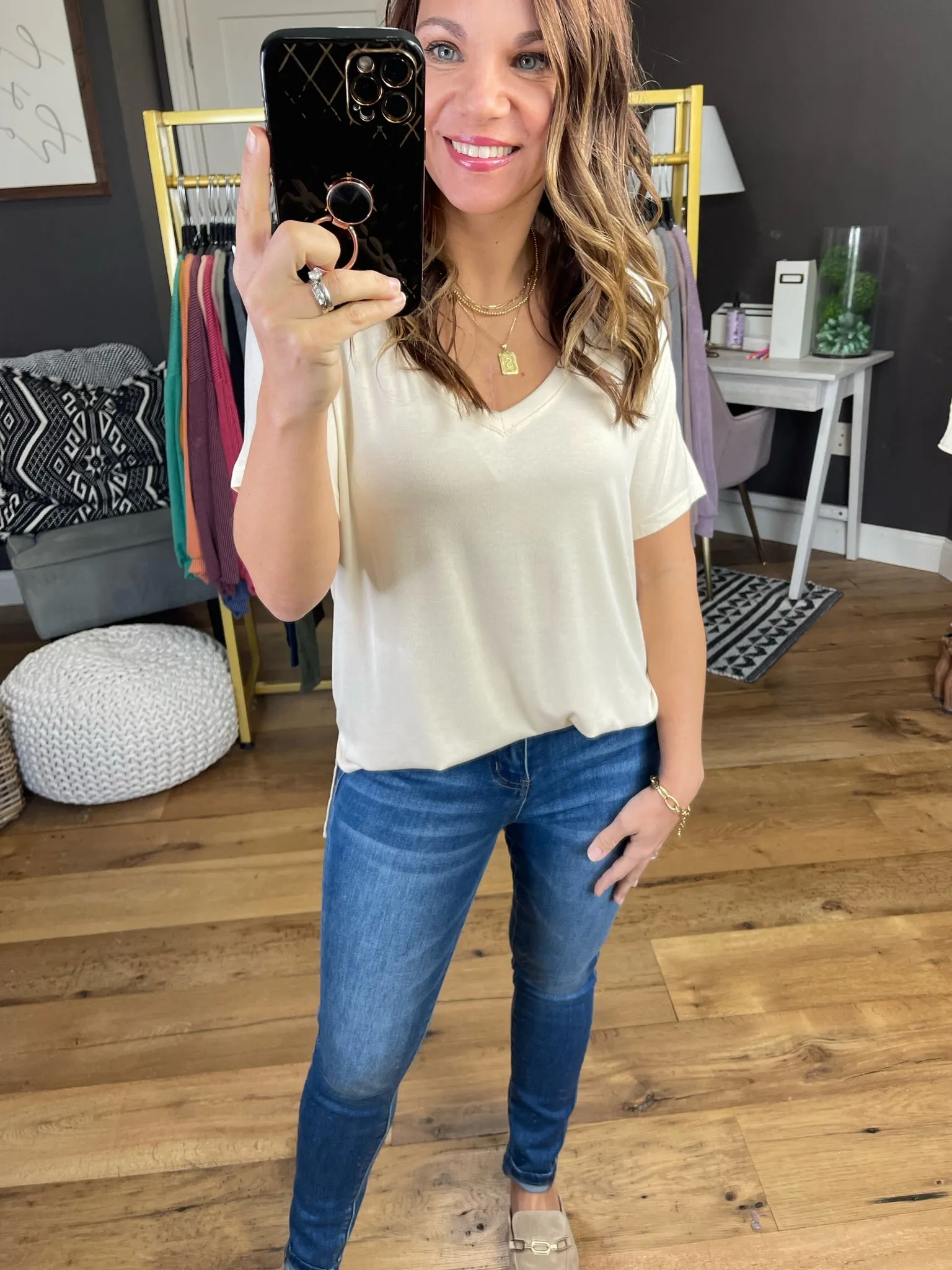 Back To The Basics V-Neck Top - Multiple Options