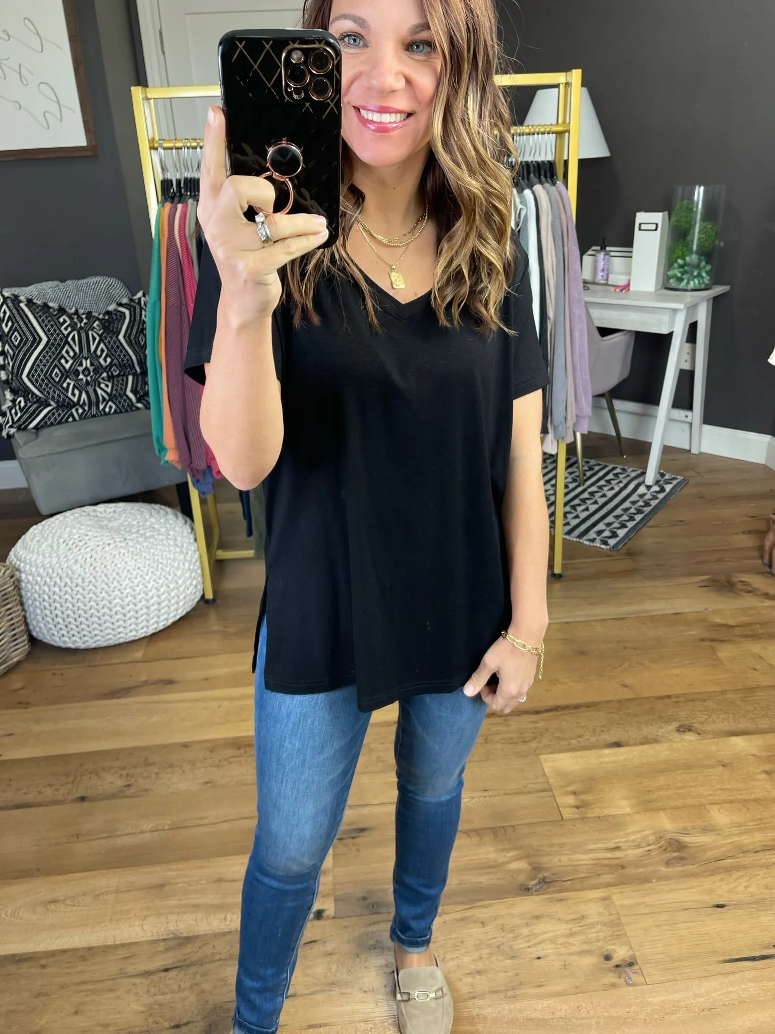 Back To The Basics V-Neck Top - Multiple Options