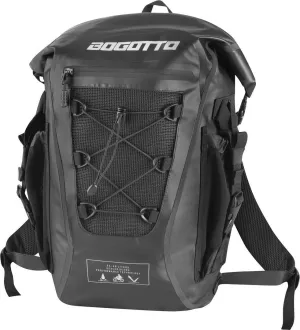 Backpack Bogotto Terreno Roll-Top waterproof, black