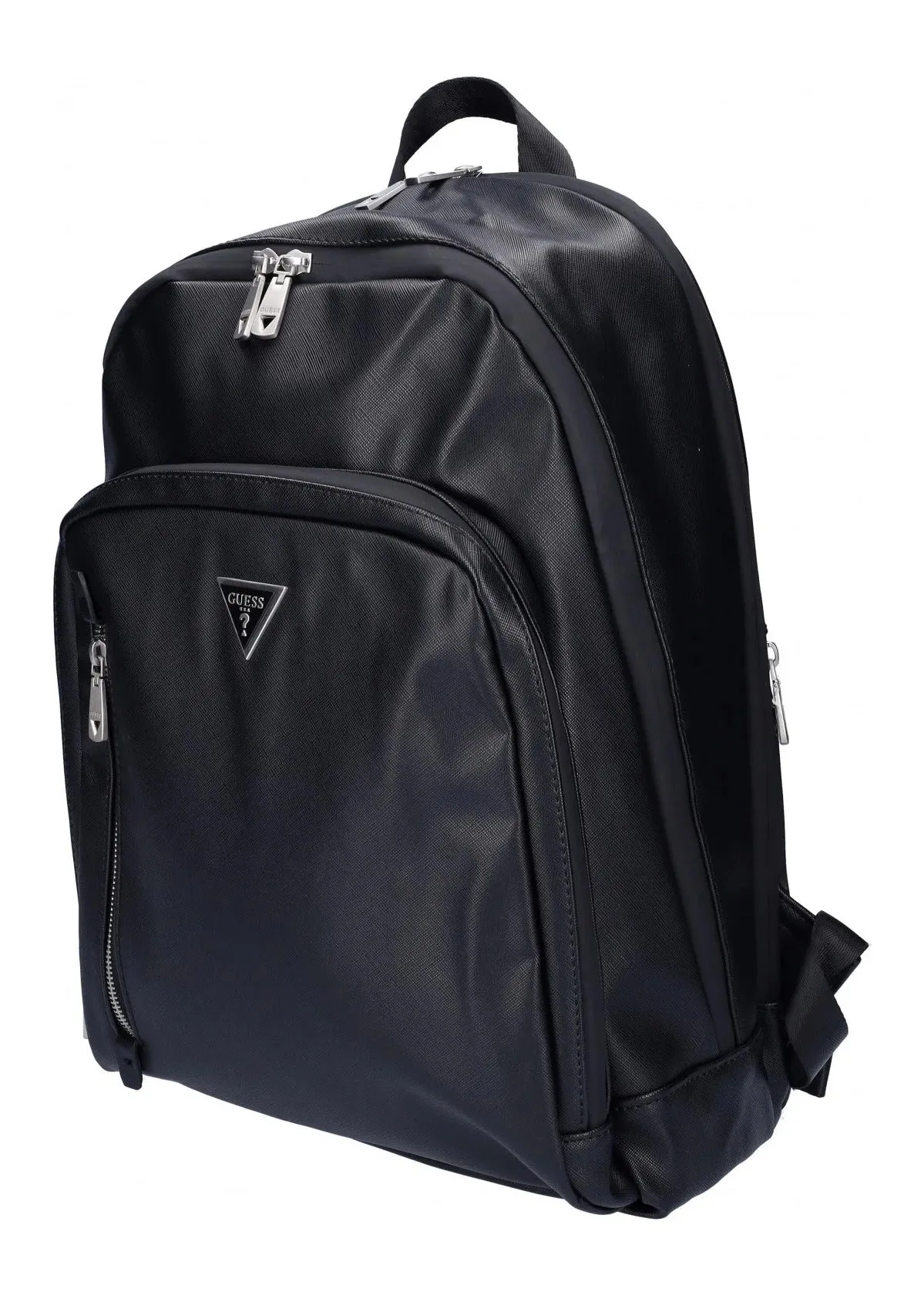 Backpack Guess Certosa Saffiano Eco, black