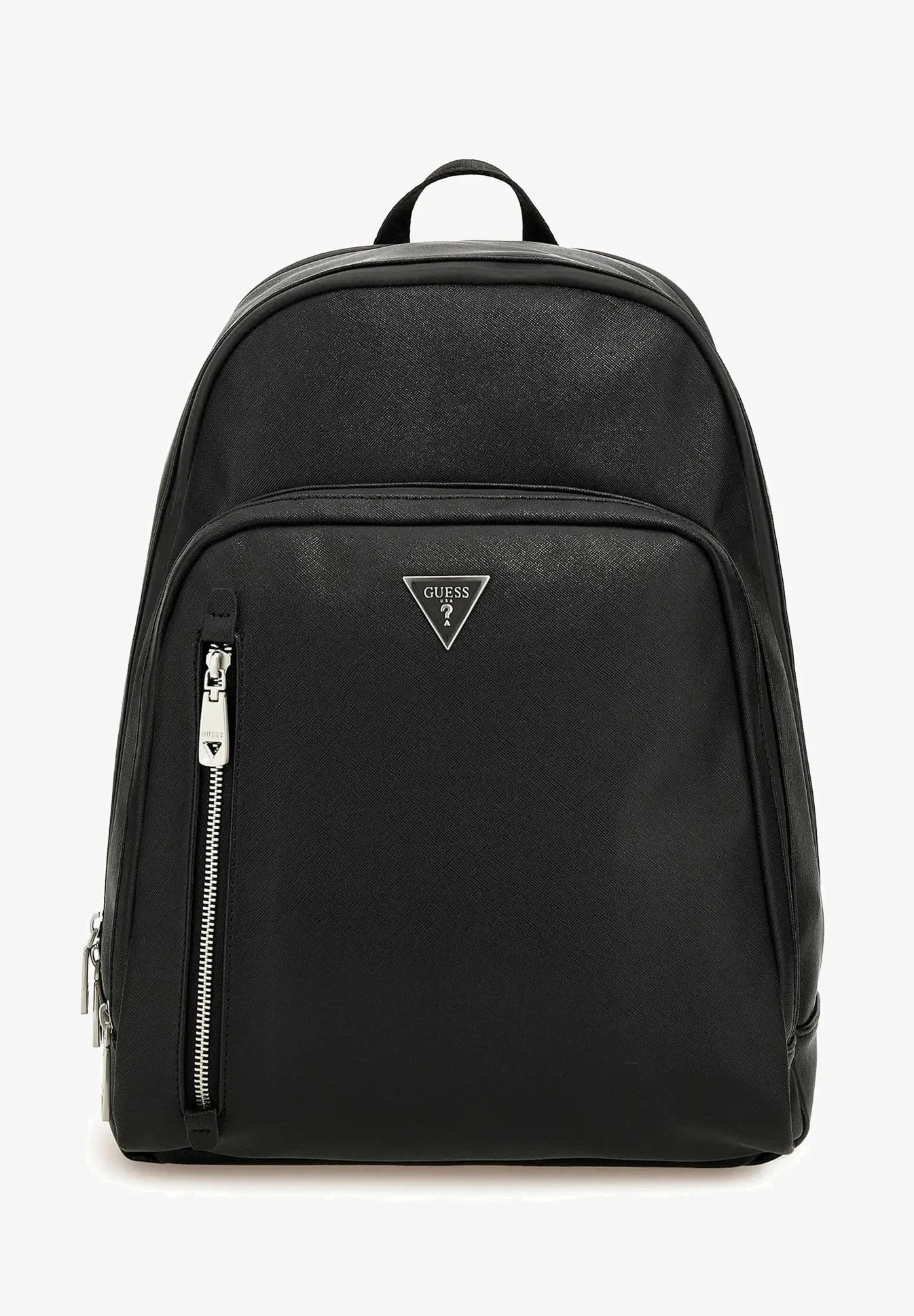 Backpack Guess Certosa Saffiano Eco, black