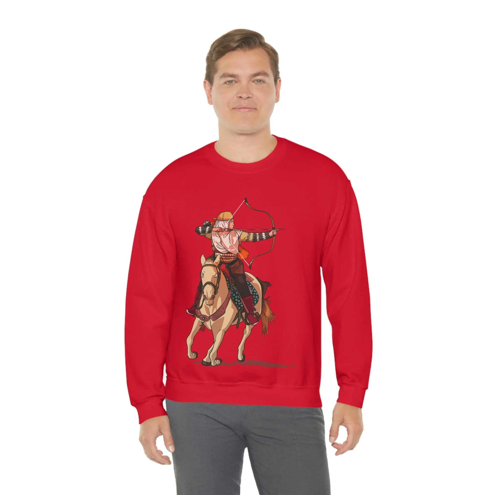 Backriding Horse POD Unisex Heavy Blend™ Crewneck Sweatshirt