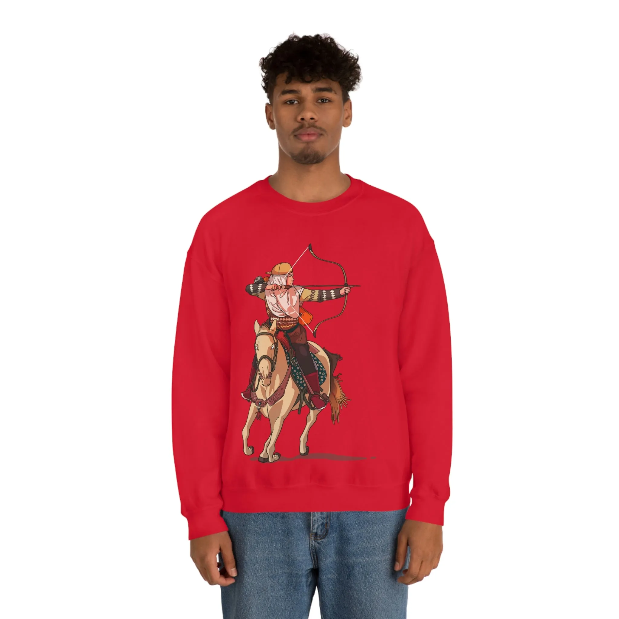 Backriding Horse POD Unisex Heavy Blend™ Crewneck Sweatshirt