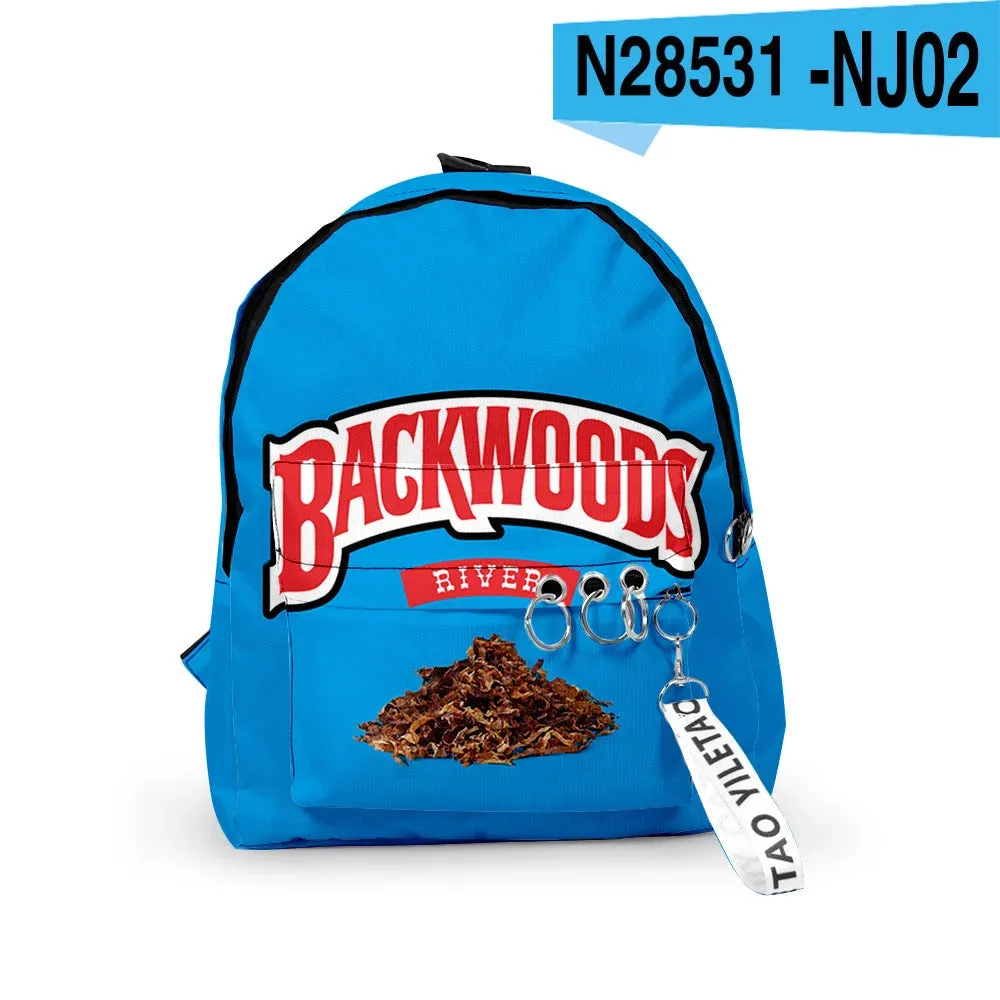 BACKWOODS CIGARS Backpacks 3D Printed School Bags Unisex