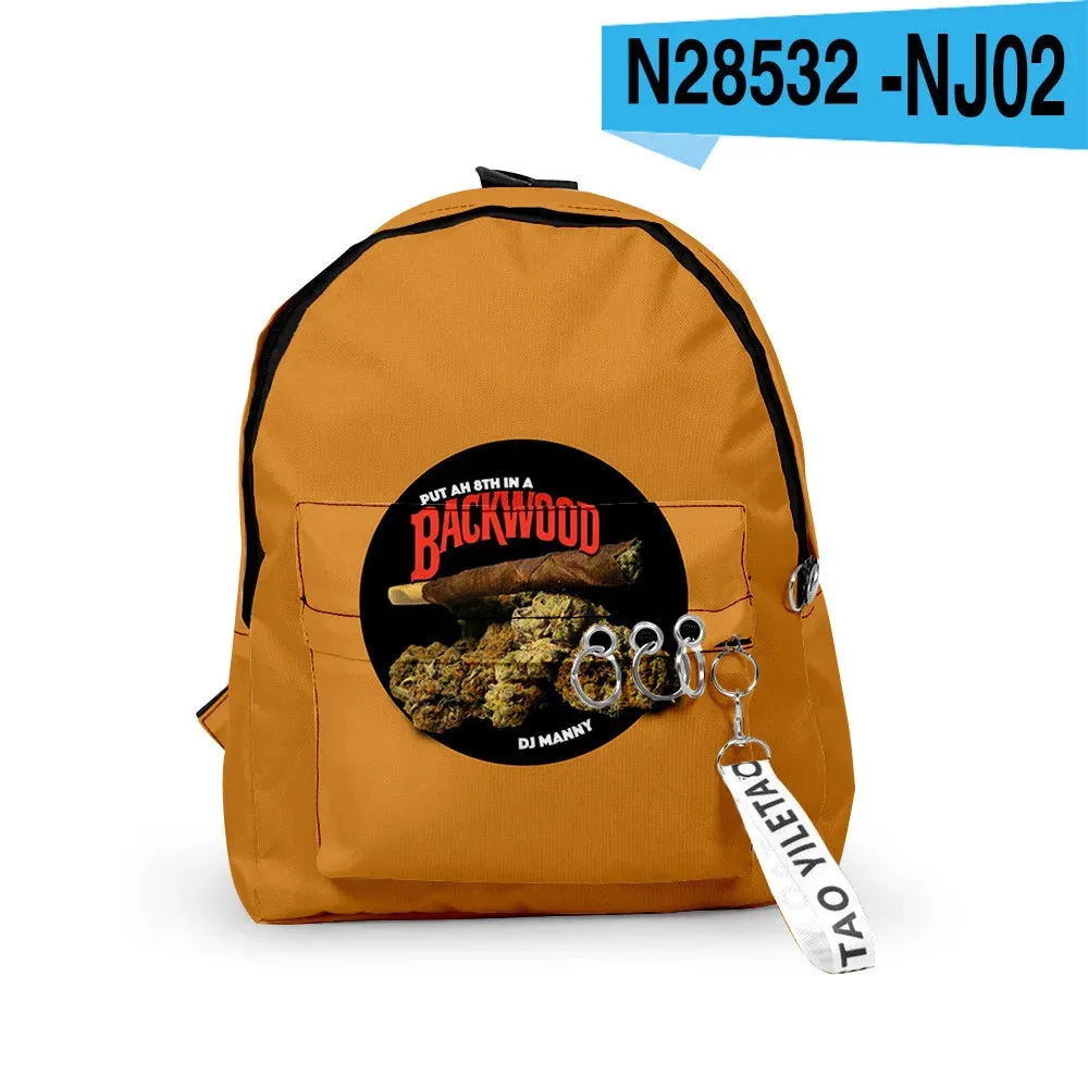 BACKWOODS CIGARS Backpacks 3D Printed School Bags Unisex