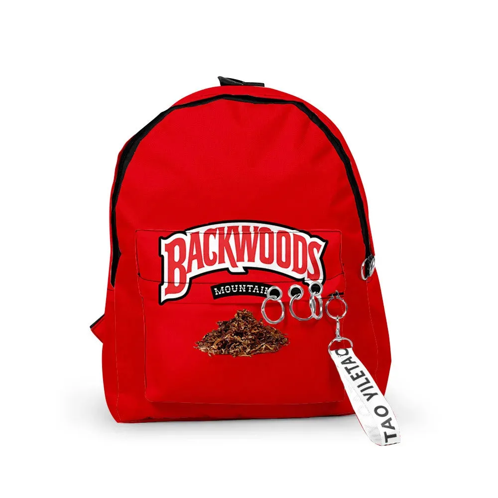 BACKWOODS CIGARS Backpacks 3D Printed School Bags Unisex