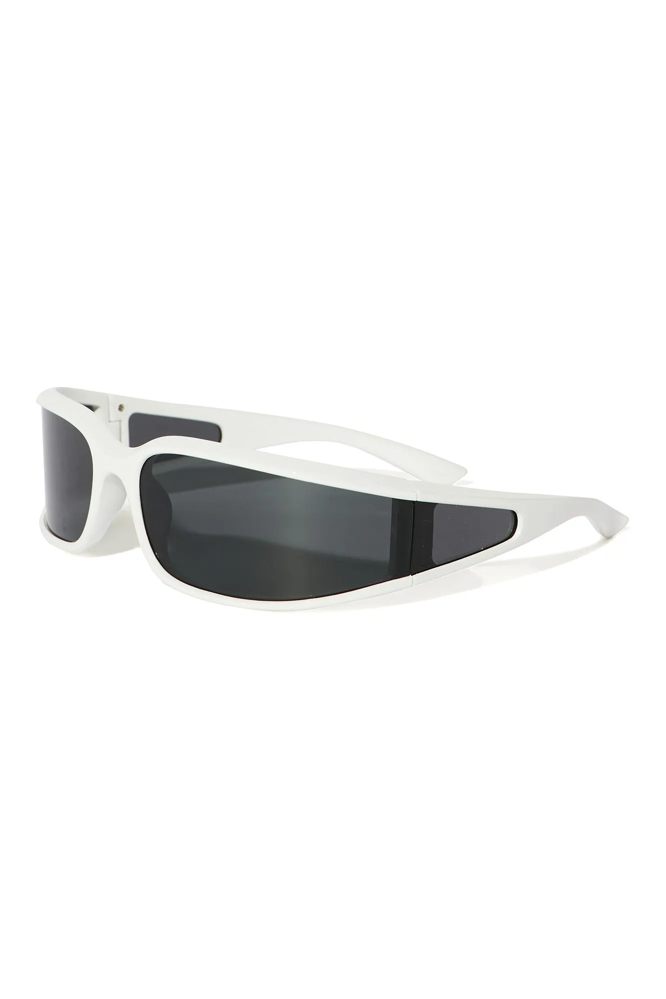 Baddie On The Block Sunglasses - White