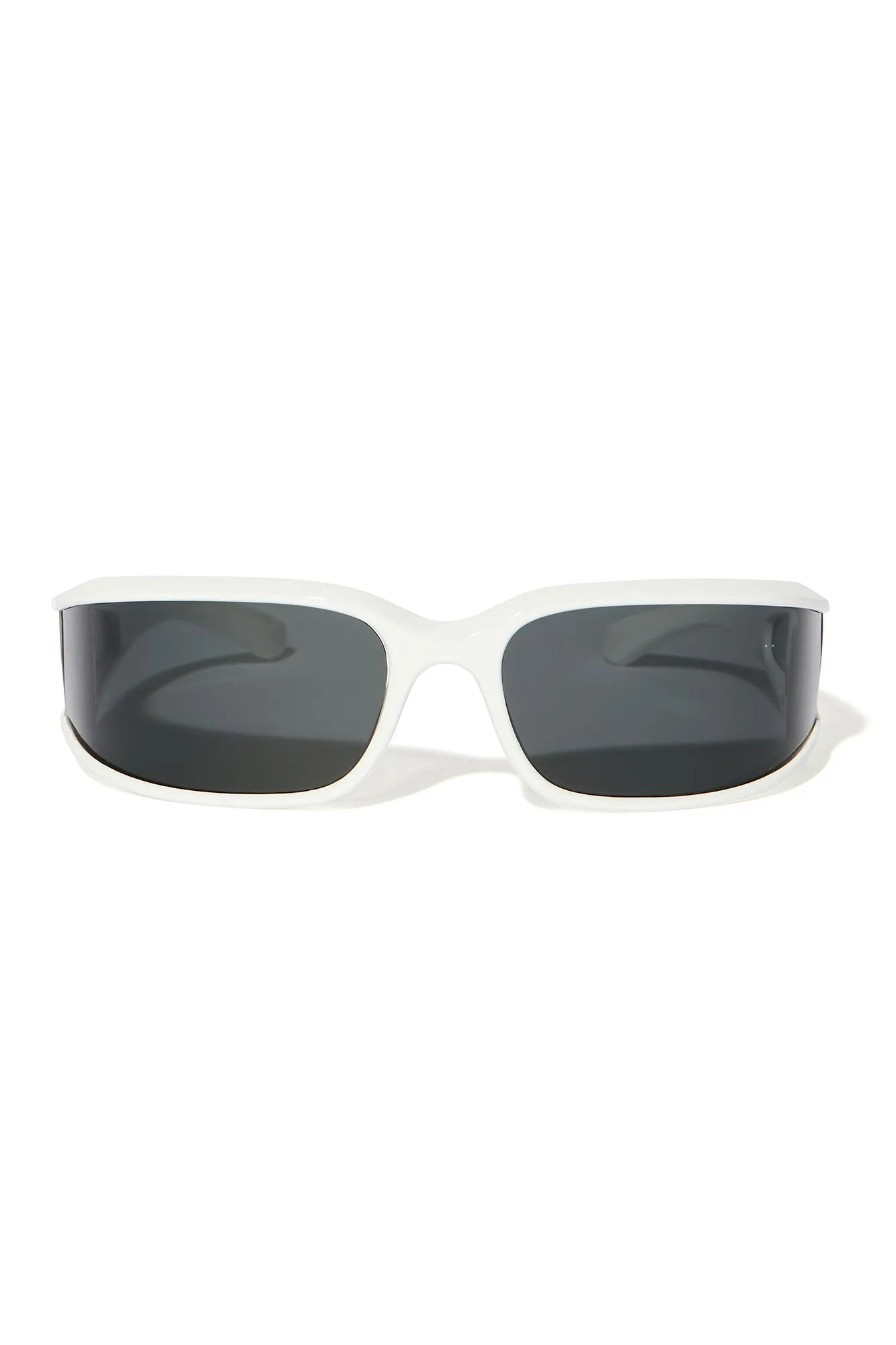 Baddie On The Block Sunglasses - White