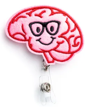 Badge Reel Holder -Brain