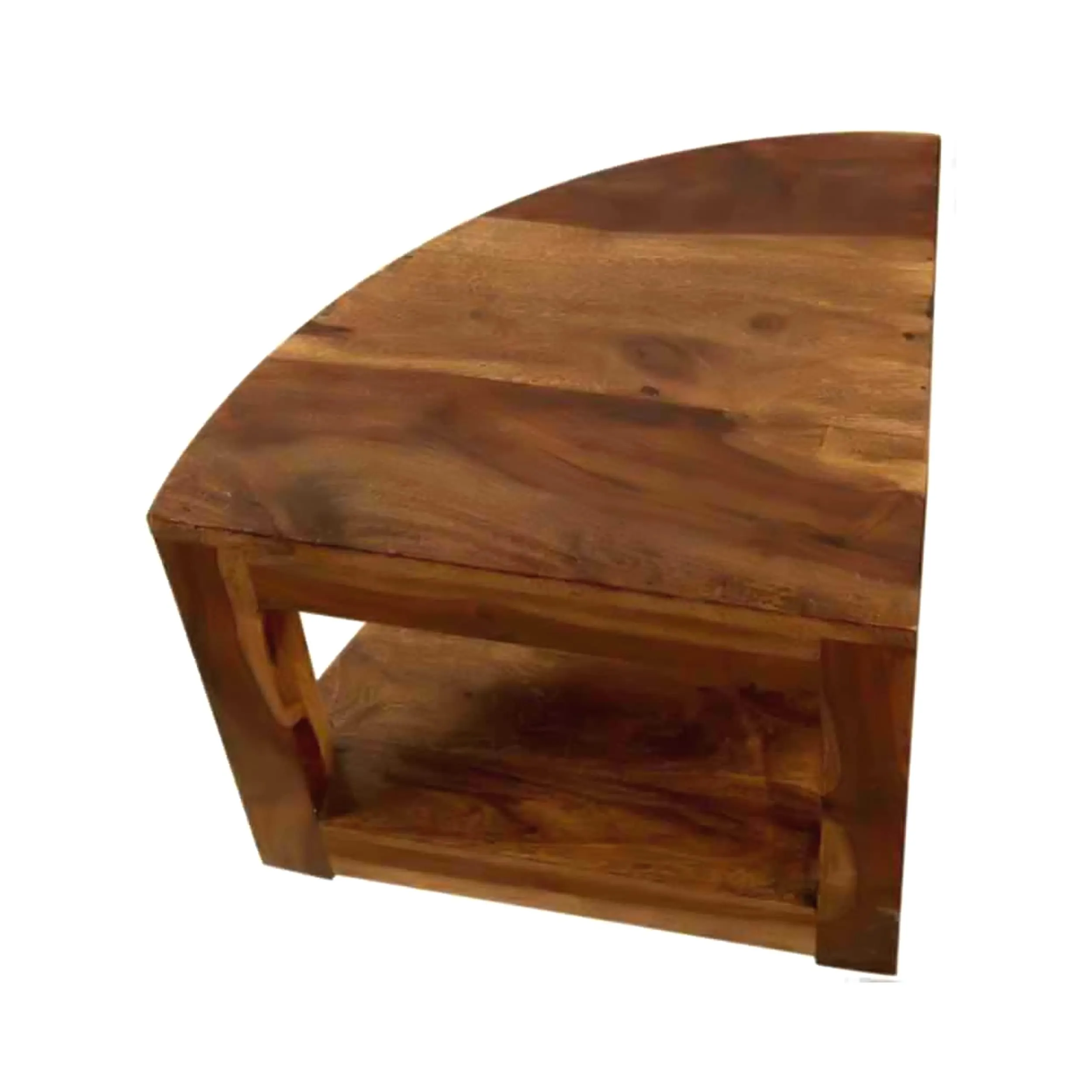 BADHEE Wooden Coffee Table | Center Table | Tea Table for Living Room, Bedroom, Hall, Office & Home (Walnut Finish 2)