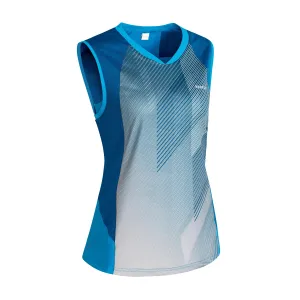 Badminton T-shirt TS 900 women's blue PERFLY, petrol blue