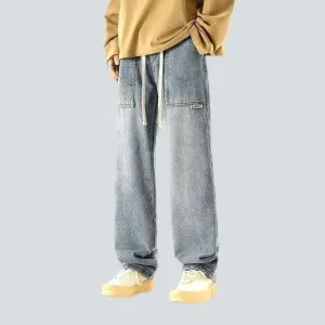 Baggy vintage men's denim pants