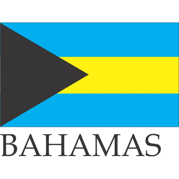 Bahamas Embroidered Flag Badge