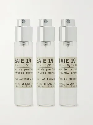 Baie 19 eau de parfum travel tube refills (set of 3)