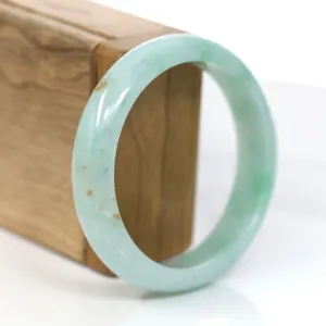 Baikalla "Classic Bangle" Natural Burmese Green Jadeite Jade Bangle ( 57.61 mm ) #921