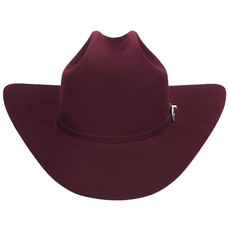 Bailey 4X Burgundy Fur Felt Cowboy Hat