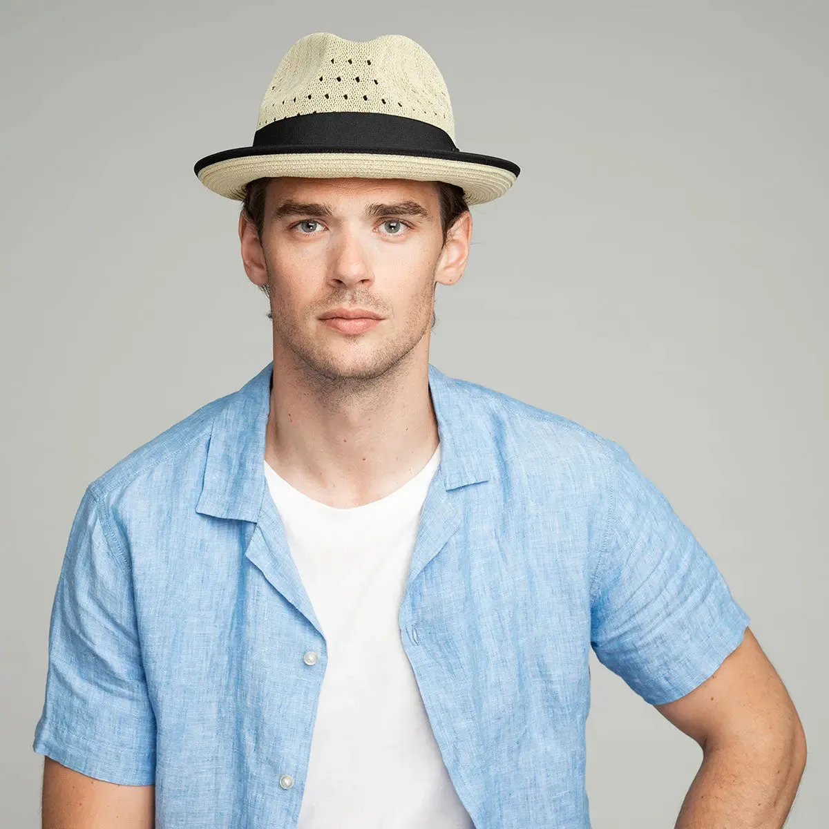 Bailey Bascom Poly Braid Crushable Trilby Hat