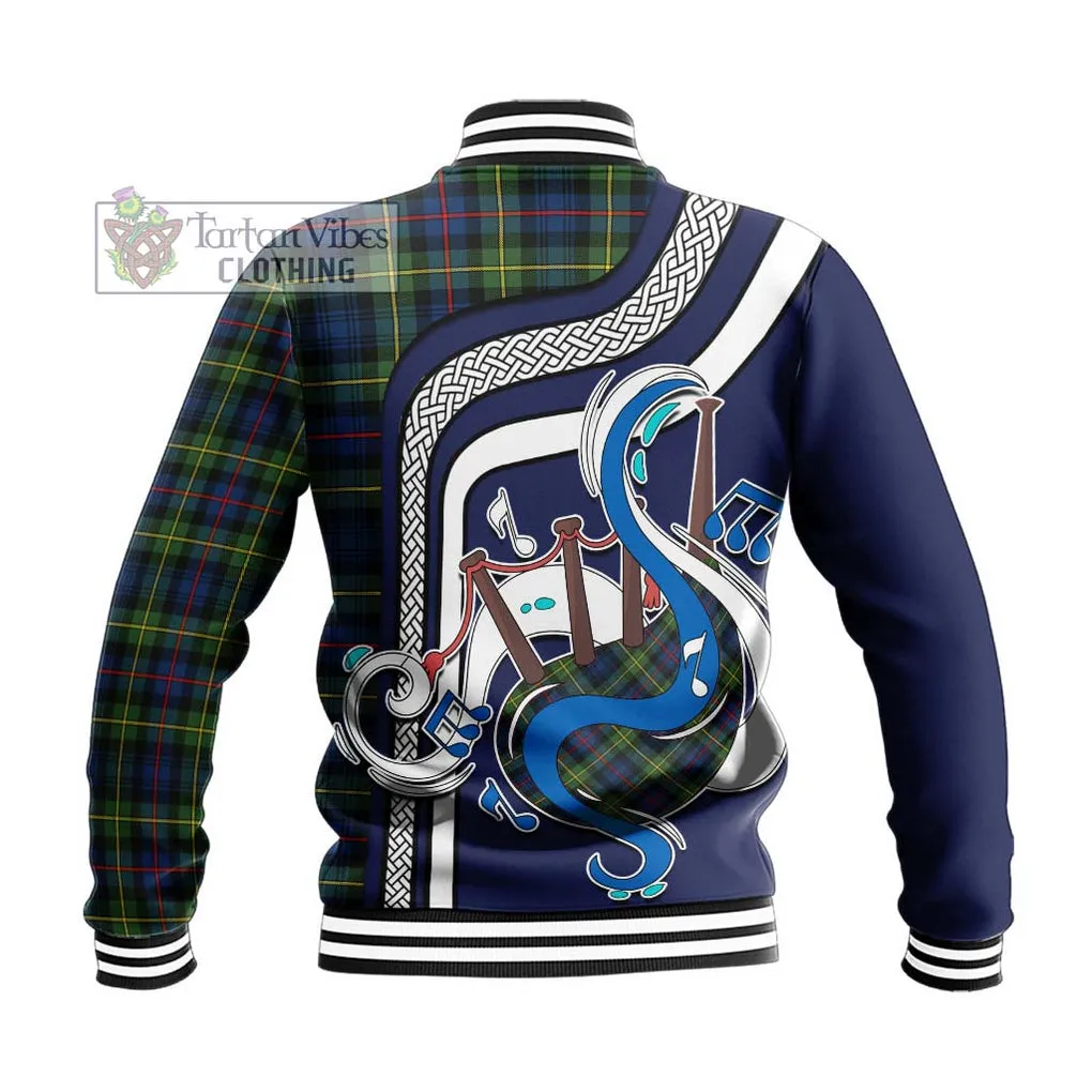 Bailey Modern Tartan Baseball Jacket with Epic Bagpipe Style