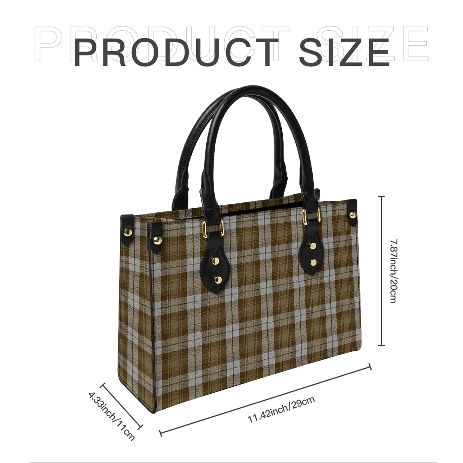 Baillie Dress Tartan Leather Bag