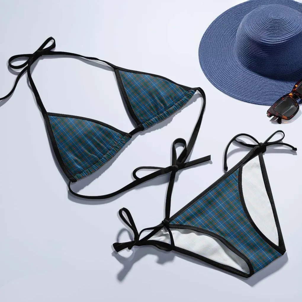 Bain Tartan Bikini Swimsuit