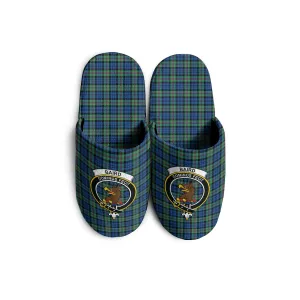 Baird Ancient Tartan Home Slippers with Family Crest