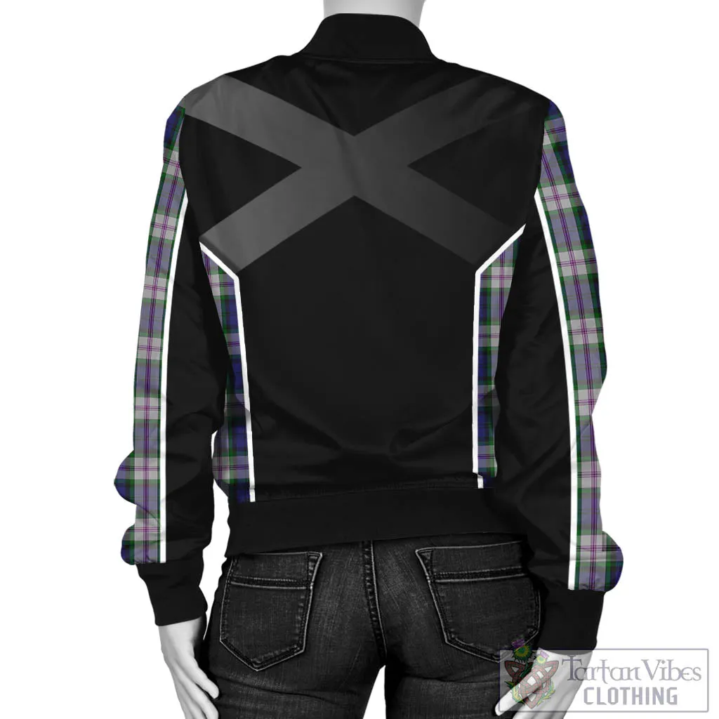 Baird Dress Tartan Bomber Jacket with Family Crest and Scottish Thistle Vibes Sport Style