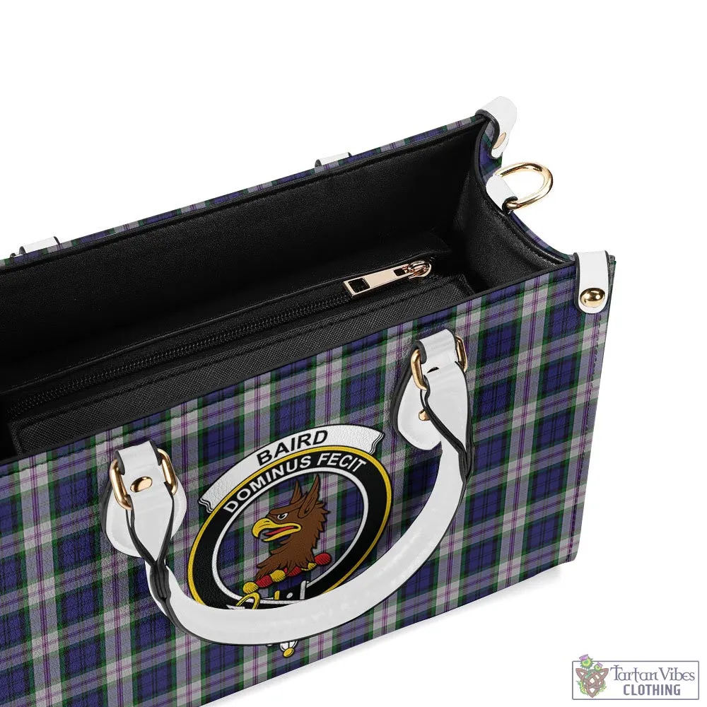 Baird Dress Tartan Luxury Leather Handbags with Family Crest