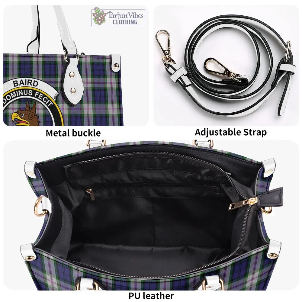 Baird Dress Tartan Luxury Leather Handbags with Family Crest