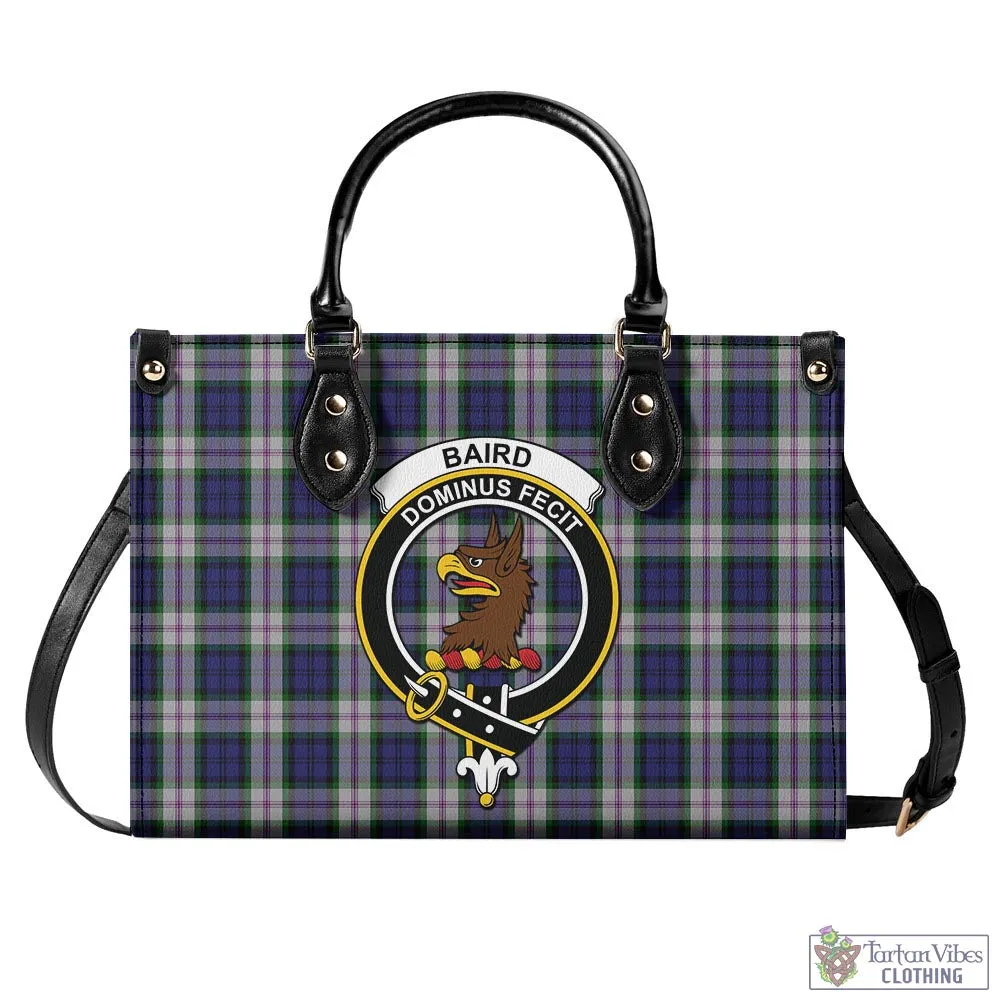 Baird Dress Tartan Luxury Leather Handbags with Family Crest