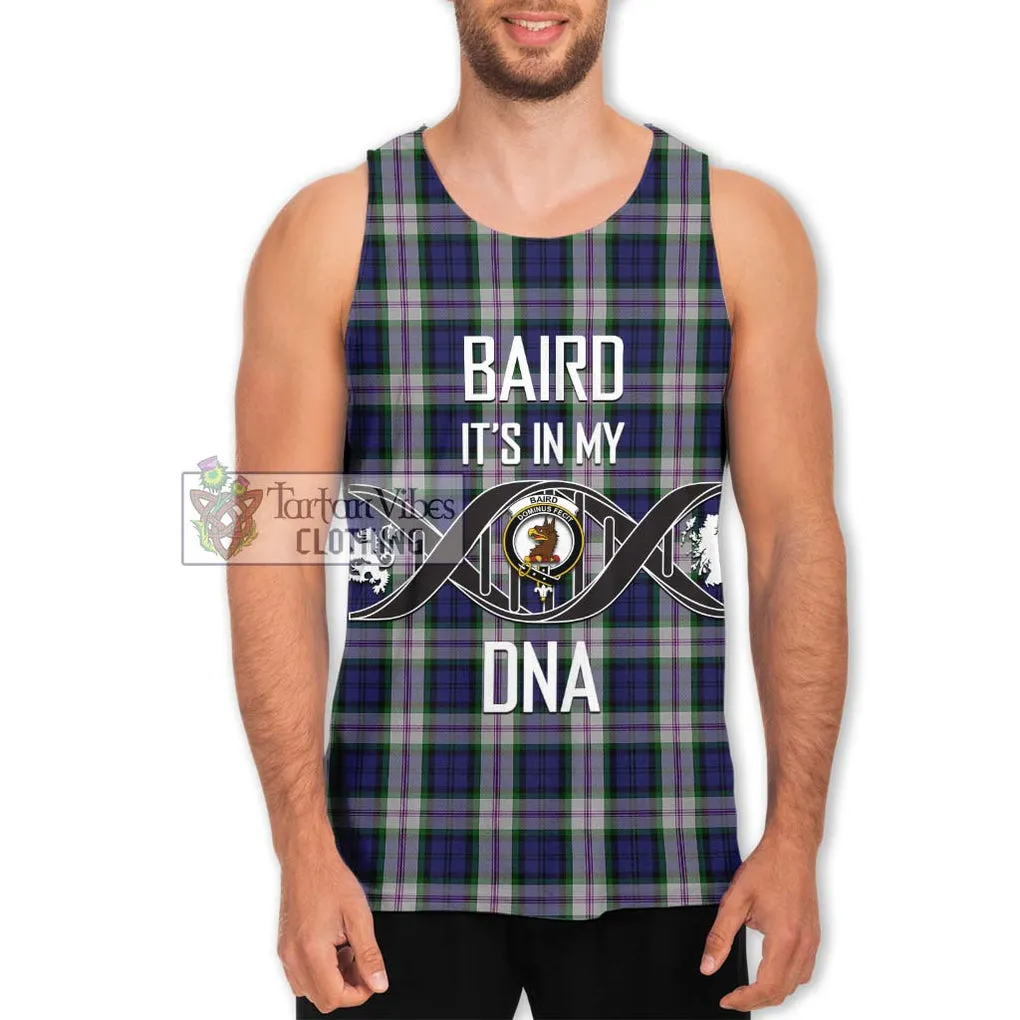 Baird Dress Tartan Men's Tank Top with Family Crest DNA In Me Style