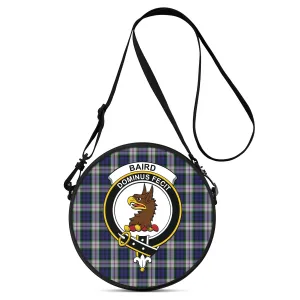 Baird Dress Tartan Round Satchel Bags with Family Crest