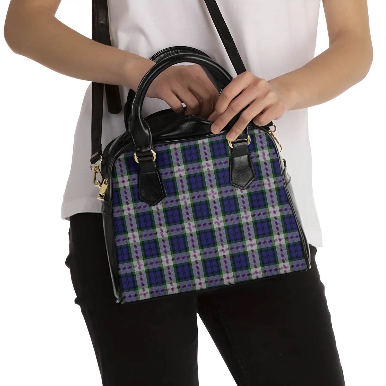 Baird Dress Tartan Shoulder Handbags