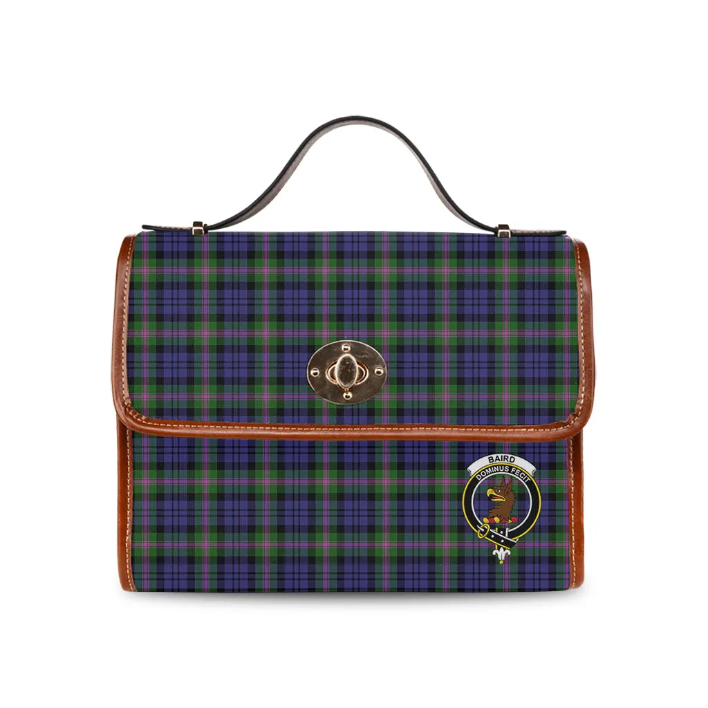 Baird Modern Tartan Waterproof Canvas Bag with Family Crest