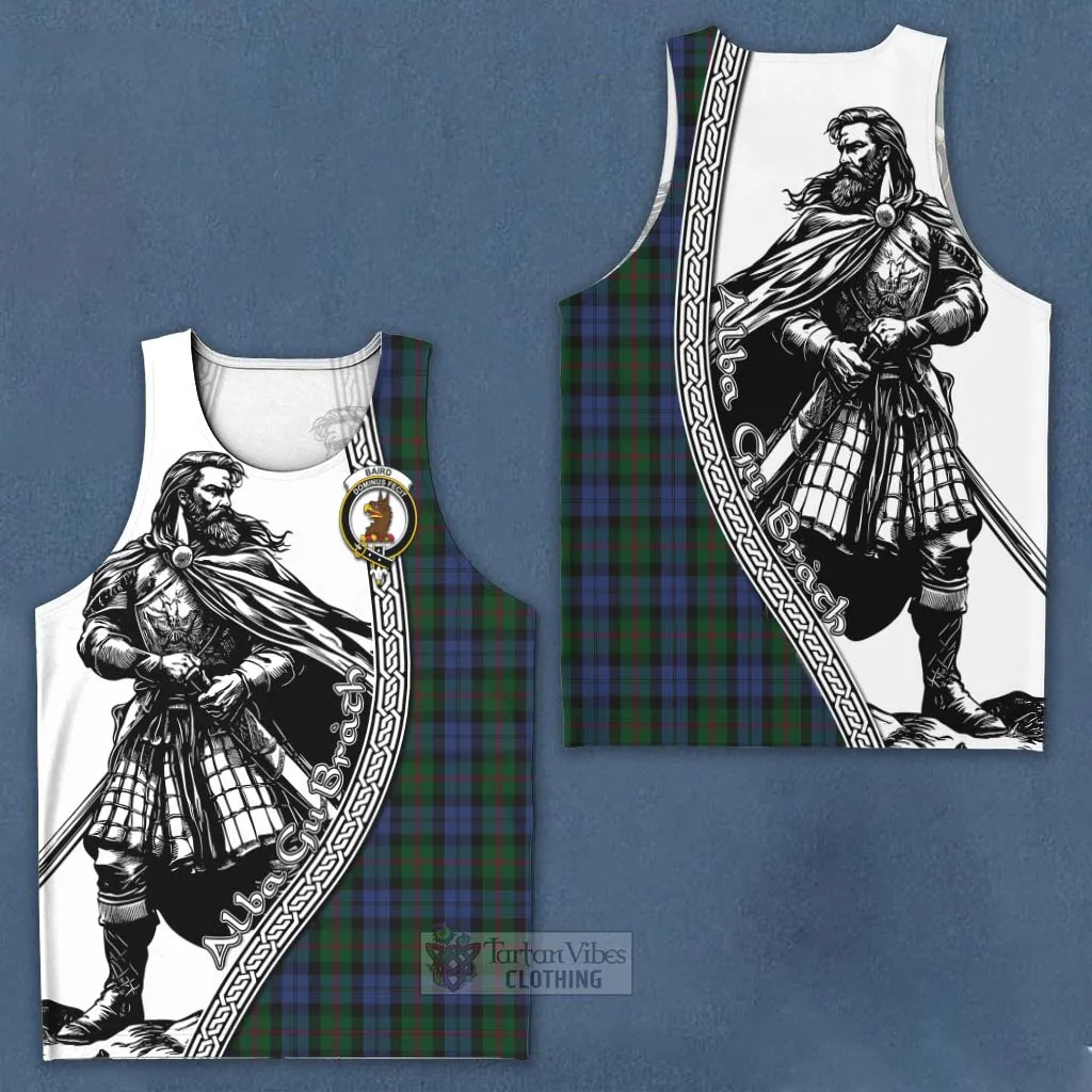 Baird Tartan Clan Crest Men's Tank Top with Highlander Warrior Celtic Style