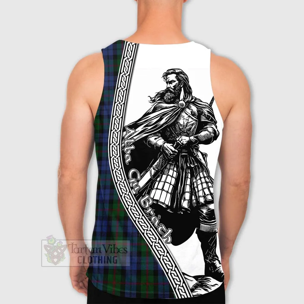 Baird Tartan Clan Crest Men's Tank Top with Highlander Warrior Celtic Style