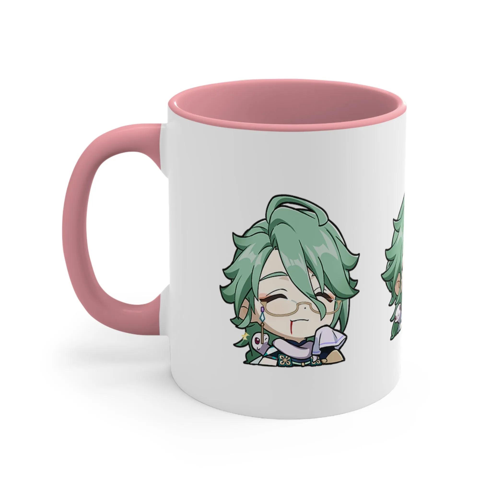 Baizhu Genshin Impact Accent Coffee Mug, 11oz Cups Mugs Cup Gift For Gamer Gifts Game Anime Fanart Fan Birthday Valentine's Christmas