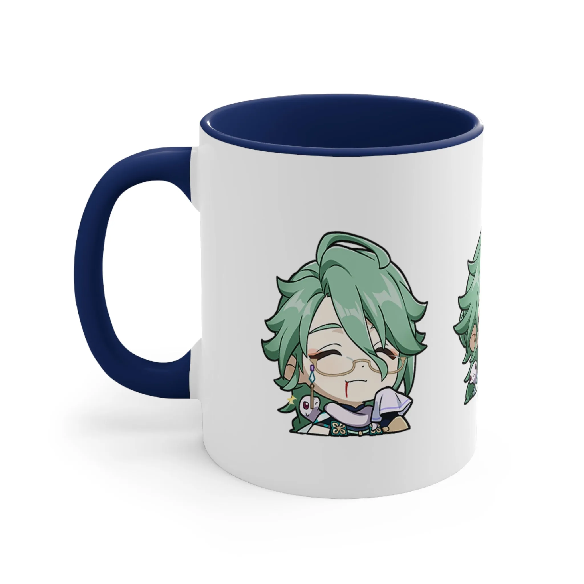 Baizhu Genshin Impact Accent Coffee Mug, 11oz Cups Mugs Cup Gift For Gamer Gifts Game Anime Fanart Fan Birthday Valentine's Christmas