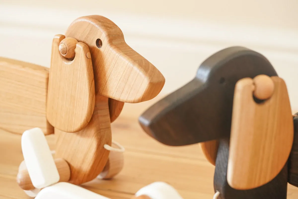 Bajo Dachshund Pull Toy - Natural