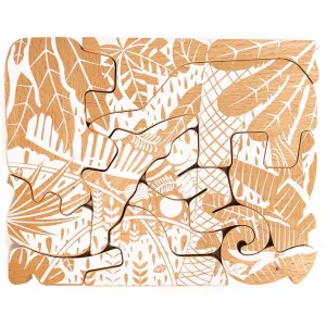 Bajo Jungle Puzzle - White Print